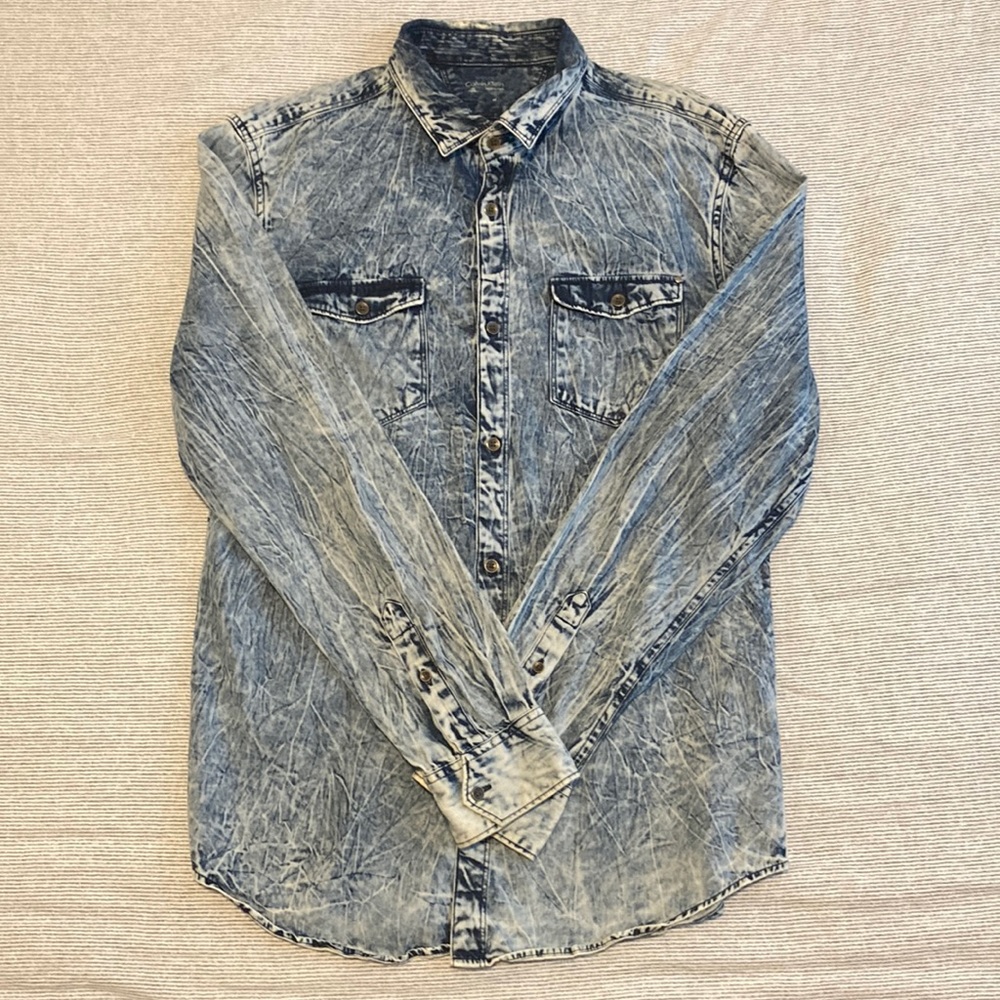 Calvin Klein Jeans Wrinkled Jeans Flannel